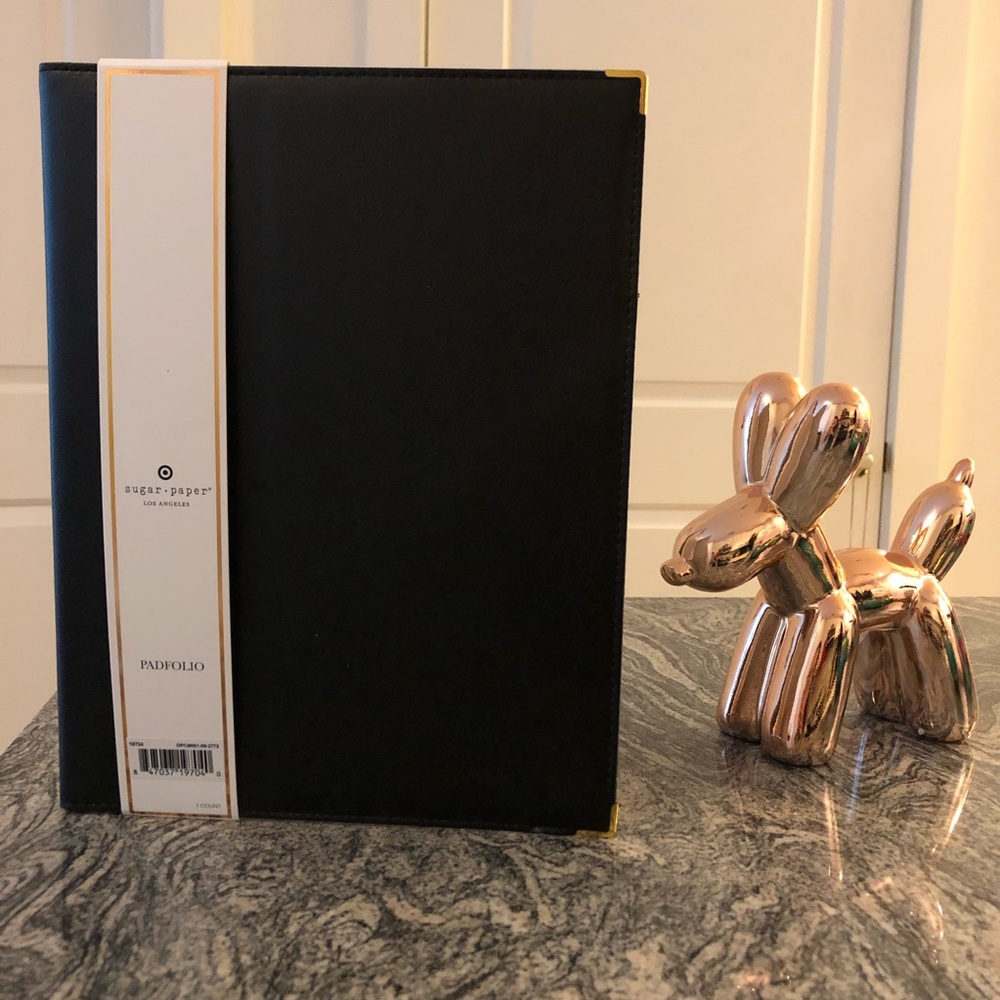 Sugar Paper Los Angeles for Target Black Padfolio